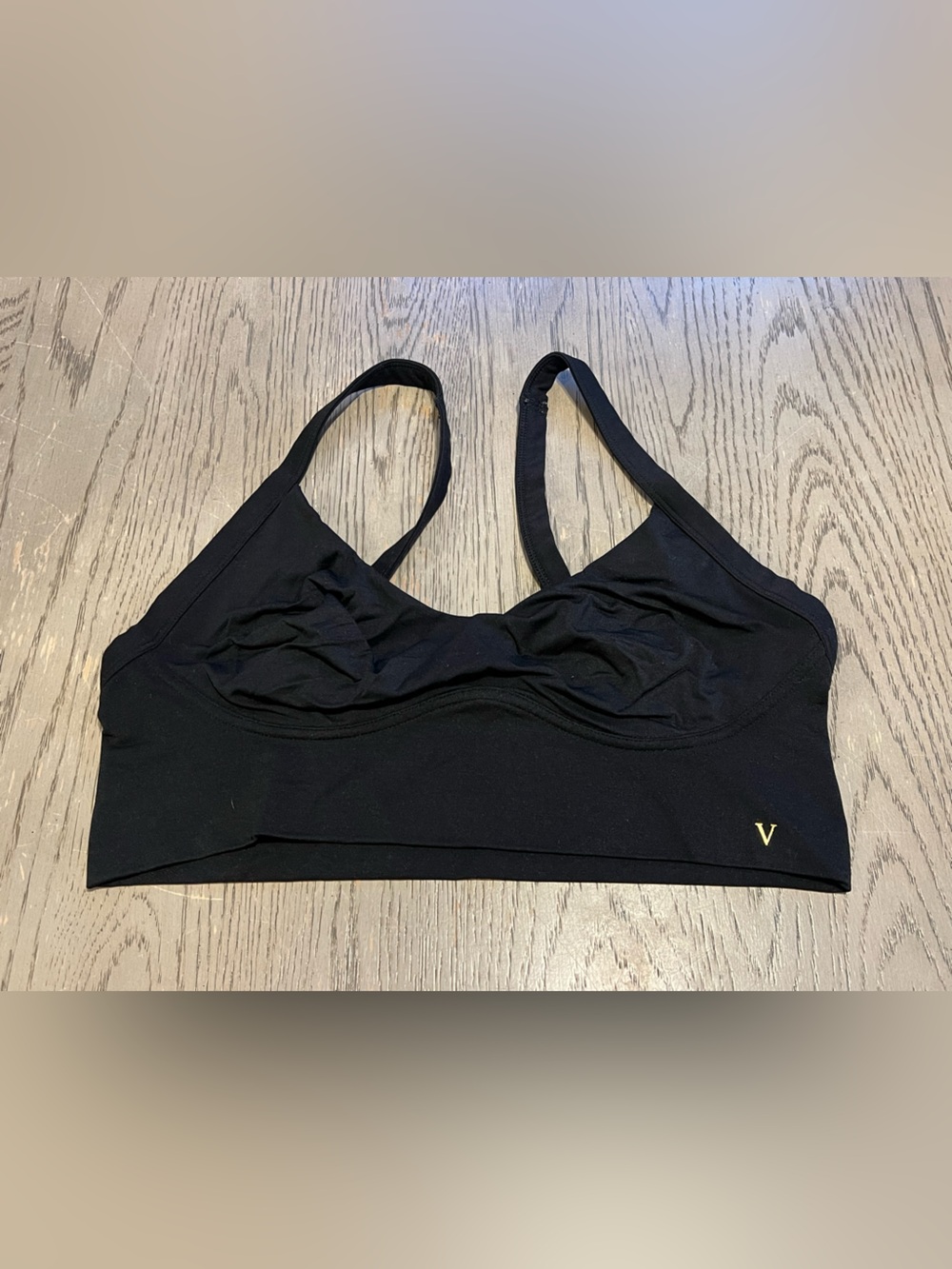 VS Seamless Black Bralette